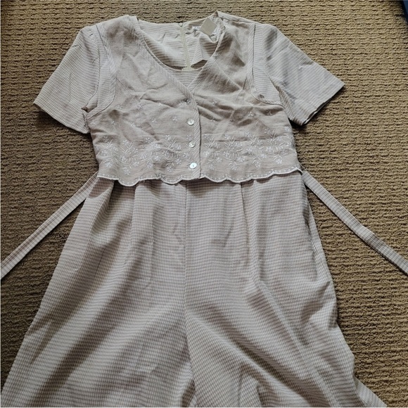 90s ROMPER gingham vest - Picture 10 of 14